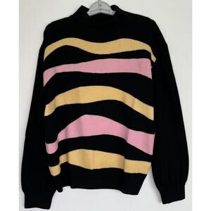 St. John Women Size Large Striped Sweater